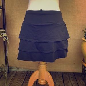 Athleta Grey Running Skort